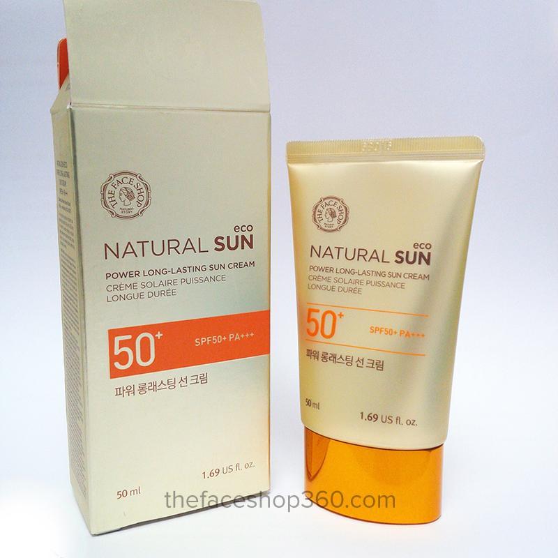 Kem chống nắng Natural Sun Eco power long-lasting sun cream SPF50+ PA+++ nhập khẩu