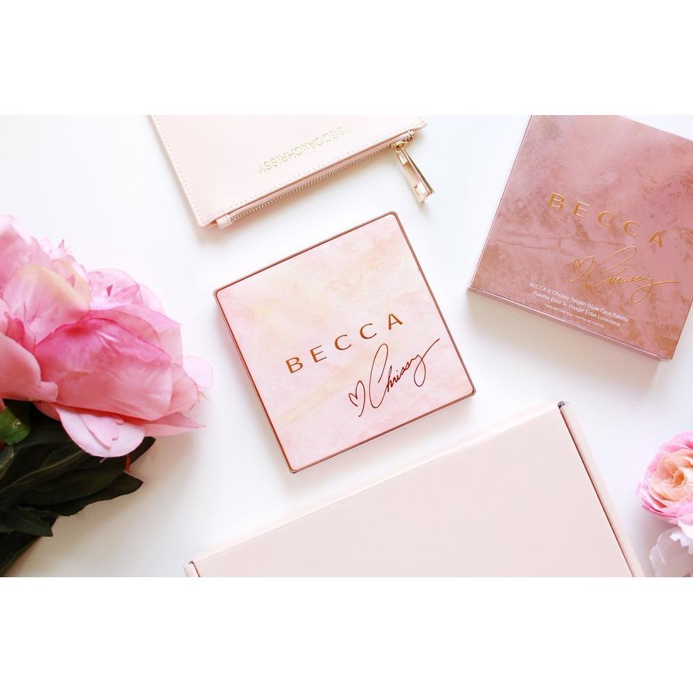 Bảng Phấn Má Tạo Khối 4 Ô Becca x Chrissy Teigen Glow Face Palette