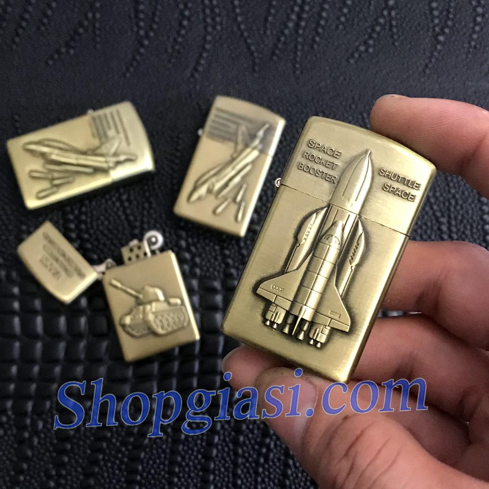 [HCM]Bật Lửa Xăng Đá Slim Mini