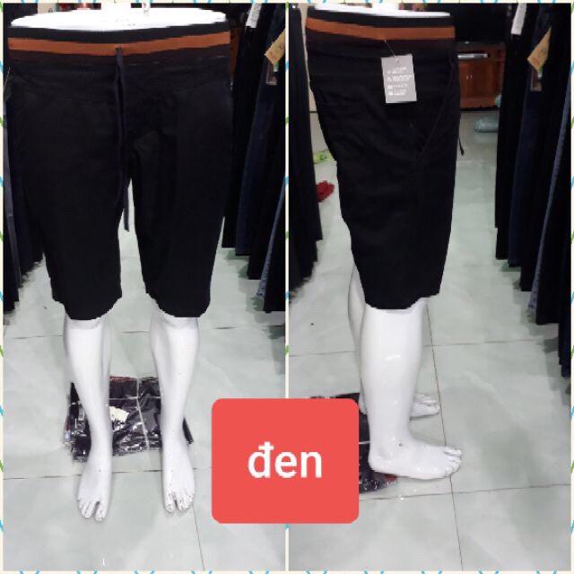 Quần short kaki lưng thun vải thái cực đẹp hình thật bigisze dưới 90kg