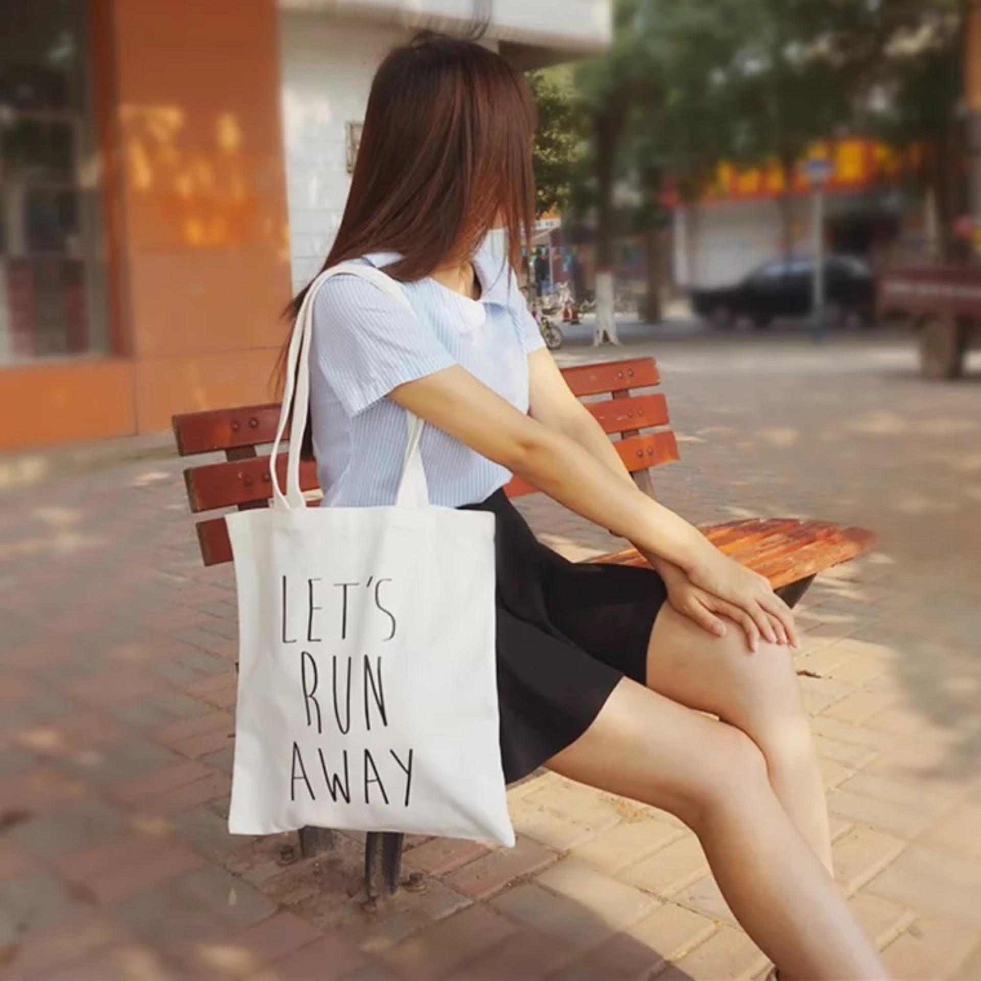 Túi totebag - túi vải 9.98 - trắng