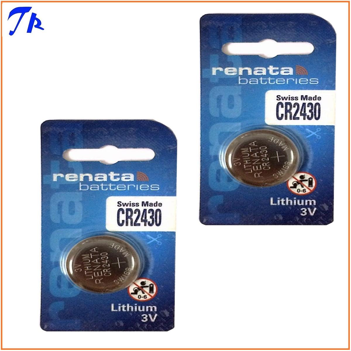 2 viên pin renata cr2430 lithium 3v pin remote cr2430