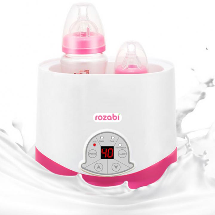 Máy hâm sữa siêu tốc 5 chức năng rozabi mới