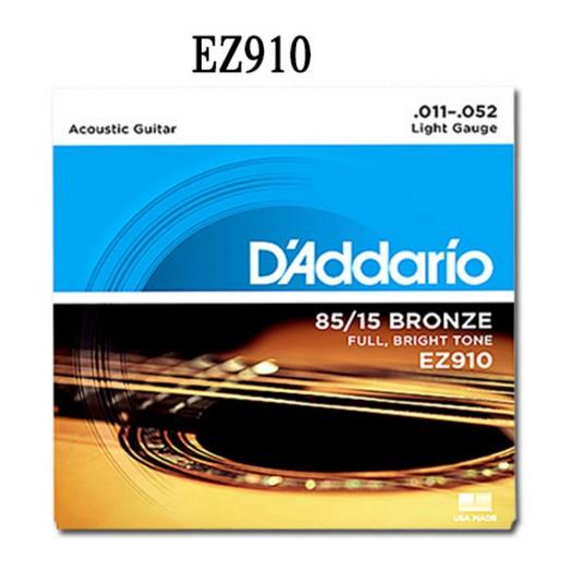 Bộ dây đàn guitar acoustic d’addario ez900 và ez910