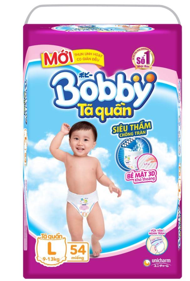 Tã - bỉm quần bobby size m60-l54 xl48 xxl44 miếng