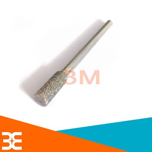 Đầu mài kim cương trục 3mm mũi trụ