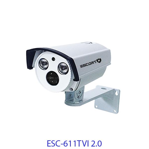 Camera thân tvi hồng ngoại led array esc-611tvi 2.0