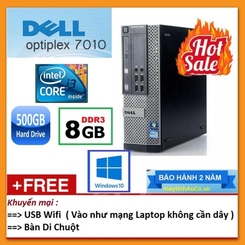 Bảng giá Máy tính đồng bộ Dell Optiplex 7010 Intel Core i3 2100 3.10GHz, Ram 8GB, HDD 500GB + Tặng chuột không dây + bàn di - Hàng nhập khẩu. Phong Vũ