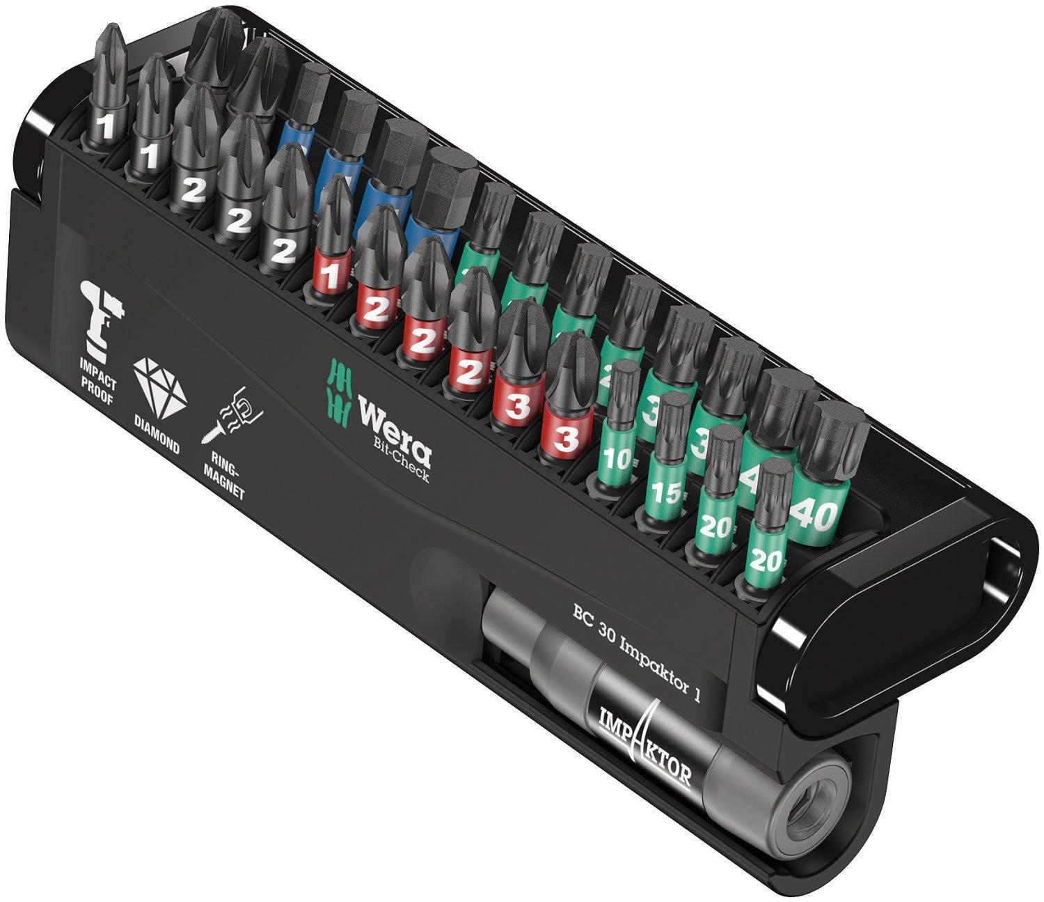 BỘ ĐẦU BIT BC IMPAKTOR/30 BIT-CHECK – WERA 05057690001 (30 CÁI)