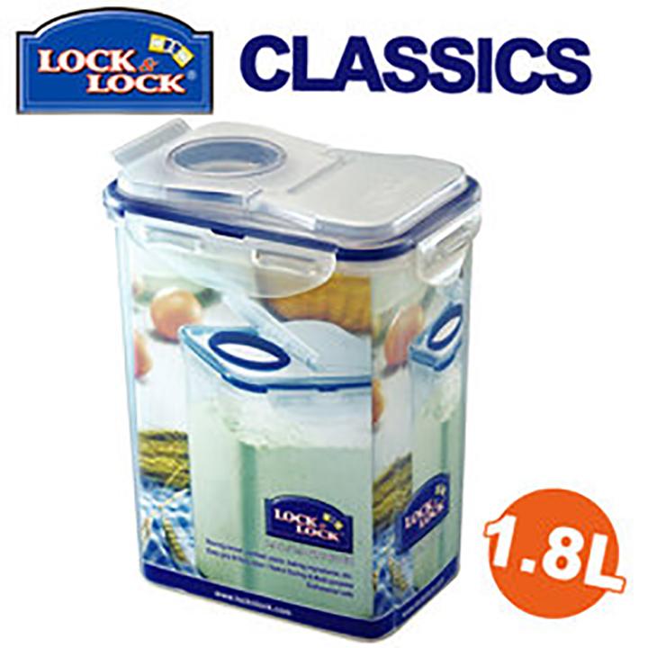 Hộp nhựa bảo quản thực phẩm 1,8l lock&lock classic hpl813f