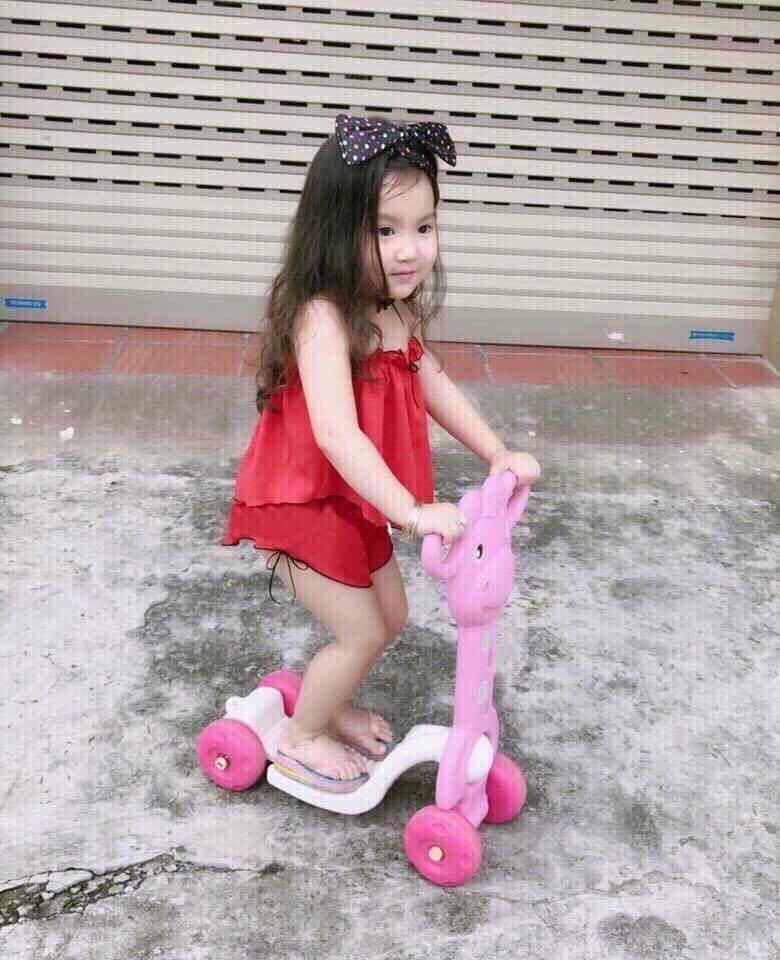Bộ dây lụa bé gái shop mẹ đậu