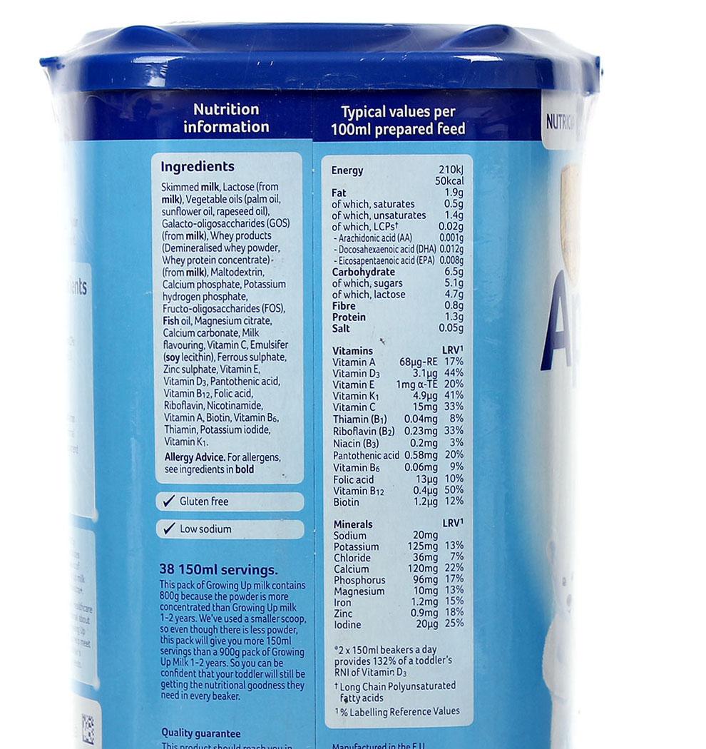 Sữa Aptamil nội địa Anh UK Sữa bột số 4 tốt cho trẻ 2 3 tuổi sữa ngoại công thức phát triển trí não