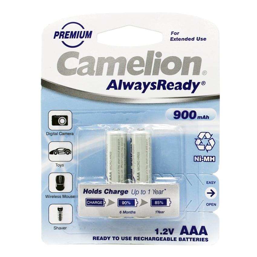 Bộ 2 pin sạc camelion alwaysready 900mah loại 1.2v aaa ti247
