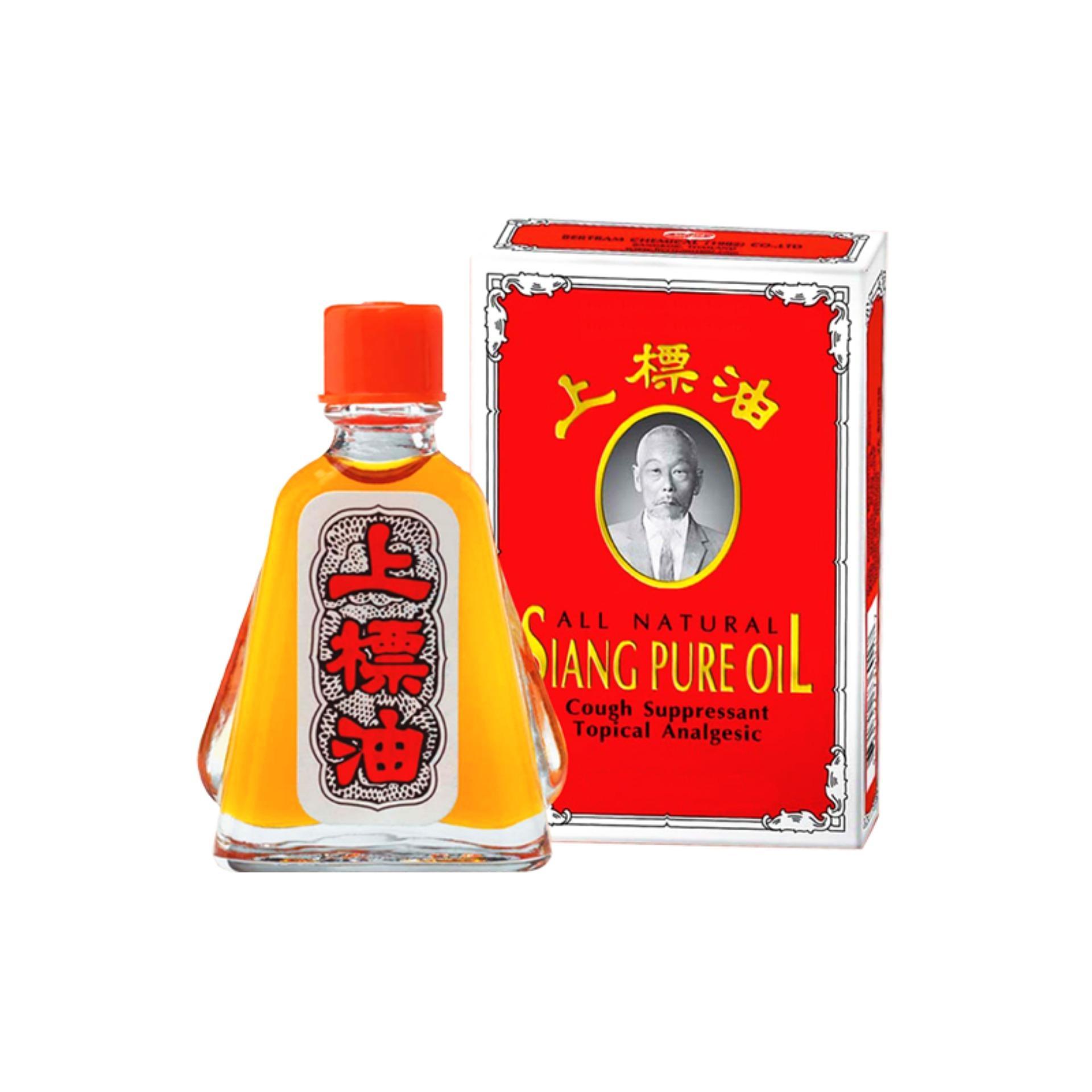 Dầu gió Thái Lan Siang Pure 3cc chữ màu vàng ( HÀNG THÁI LAN , loại 1 có tem chống giả )