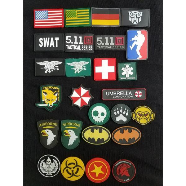 tấm dán patch velro trang trí balo lính 511, áo khoát lính Cờ Mỹ, y tế, umbrella, Transformer, US Seals