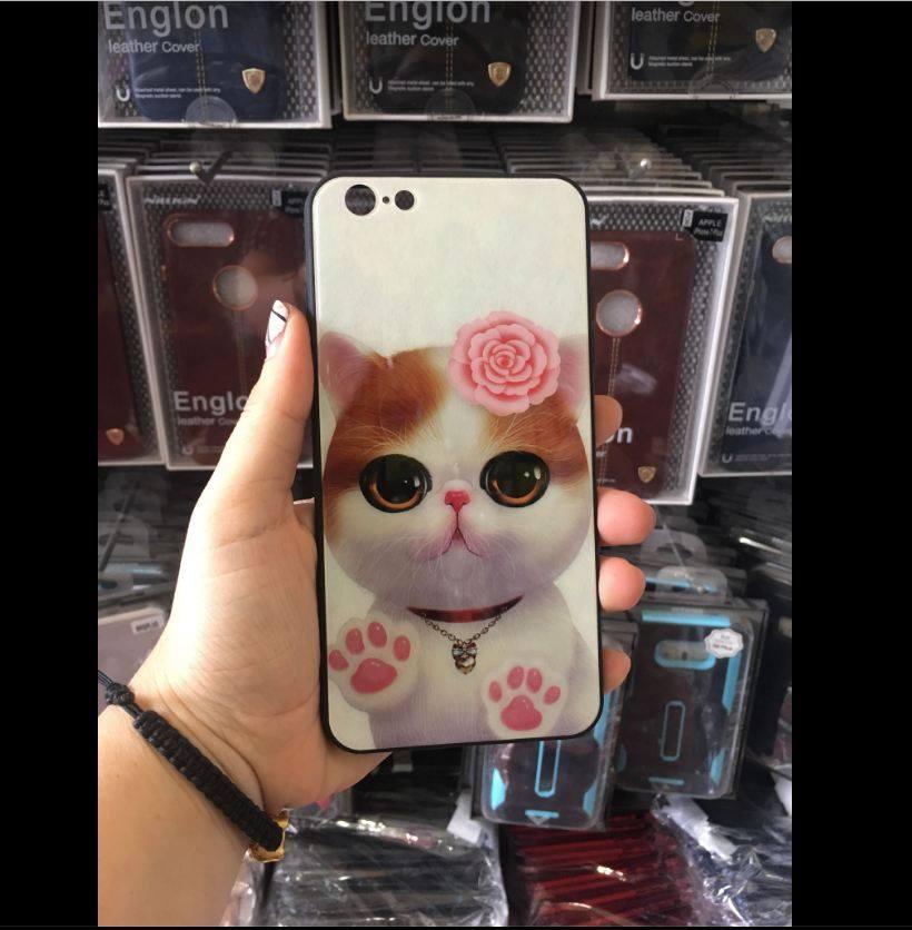 Ốp lưng thời trang mặt kính cho iPhone 6 Plus