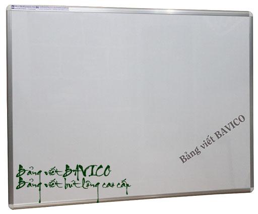 Bảng viết lông không từ, không kẻ KT 60x80cm - BẢNG VIẾT BAVICO BVC003 (Trắng)