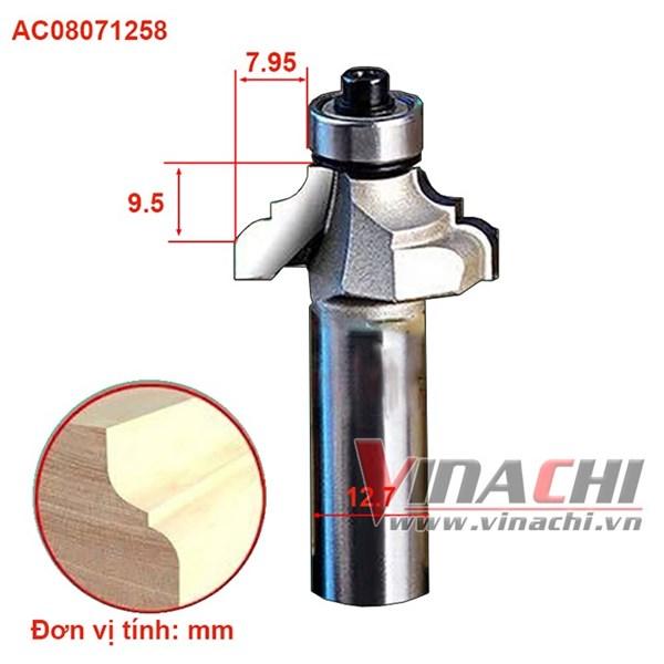 Mũi phay chỉ cửa cong Tideway AC0807