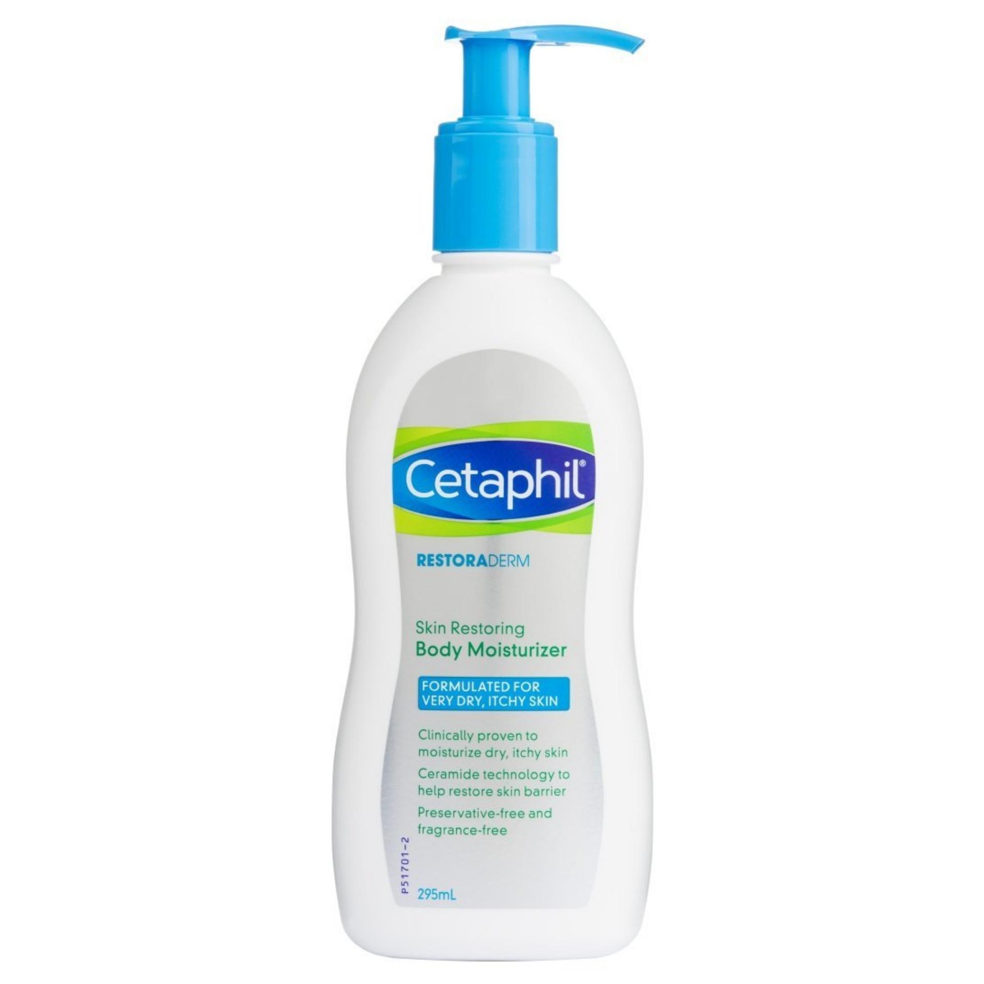 Sữa dưỡng ẩm toàn thân dành cho da khô, ngứa - Restoraderm Skin Restoring Body Moisturizer - 295ml - Cetaphil