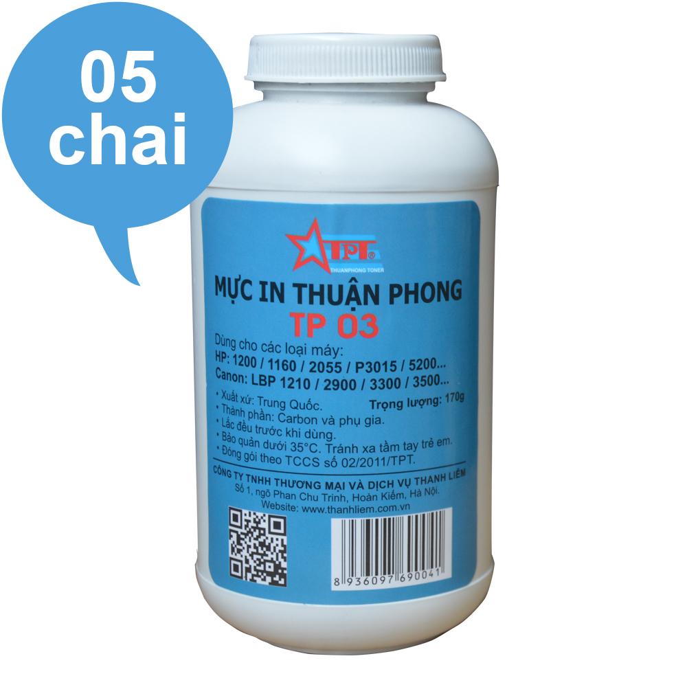 Mực đổ thuận phong tp03 dùng cho máy in hp / canon