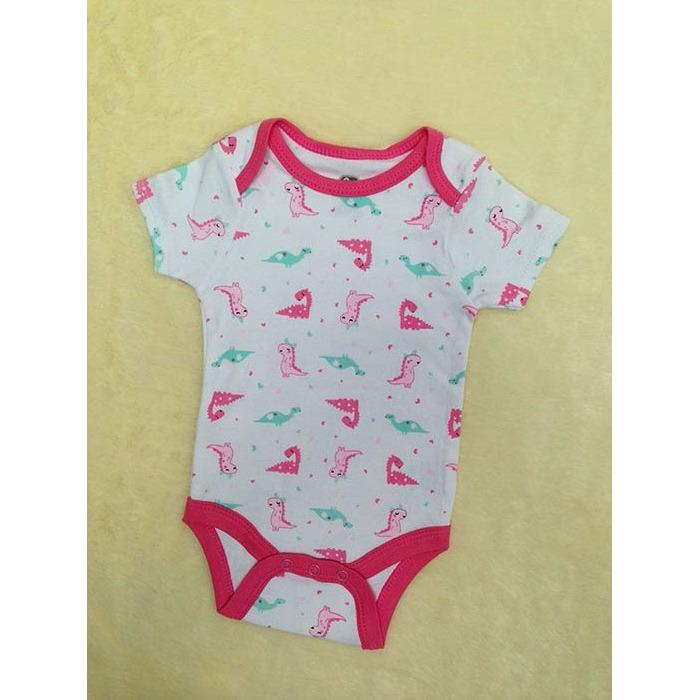 Body cộc tay chất cotton đẹp cho bé gái 0-9 tháng