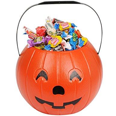 Đèn lồng bí ngô có đèn nhạc 11cm
