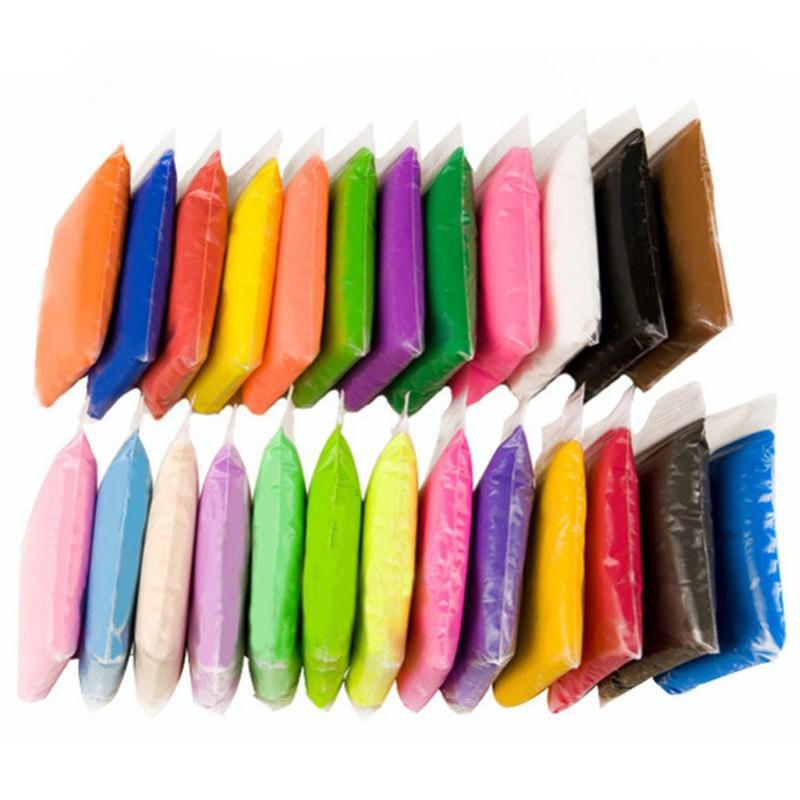 Combo 02 goi Đất sét Nhật (gói 12 màu) soft clay nguyên liệu slime