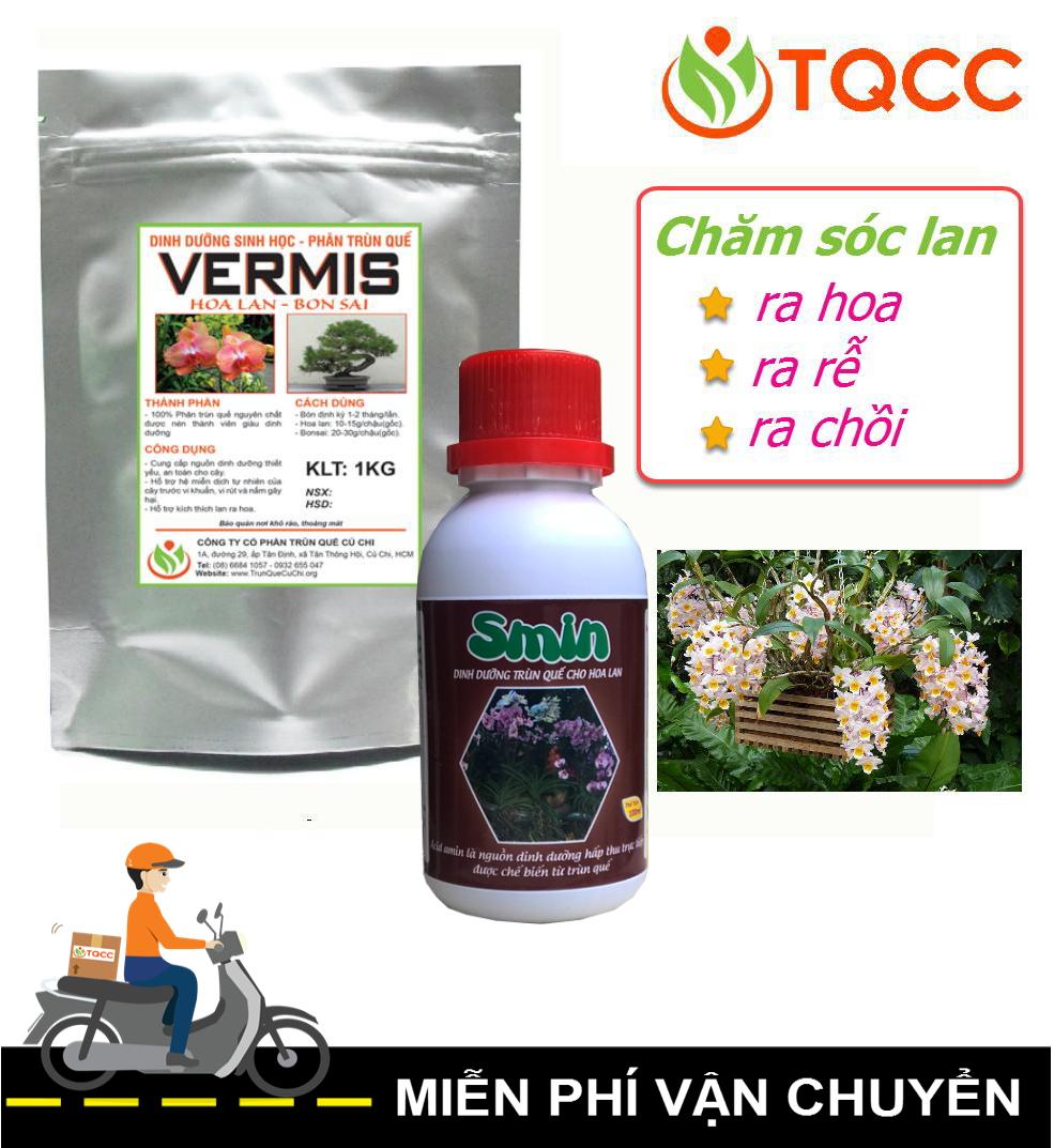 Bộ phân bón chăm sóc hoa lan mini 5-10 chậu