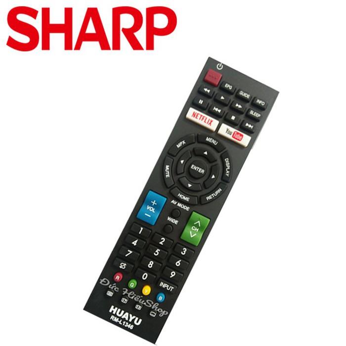 Remote điều khiển tivi SHARP,hàng trong hộp chuẩn công ty - Đức Hiếu Shop