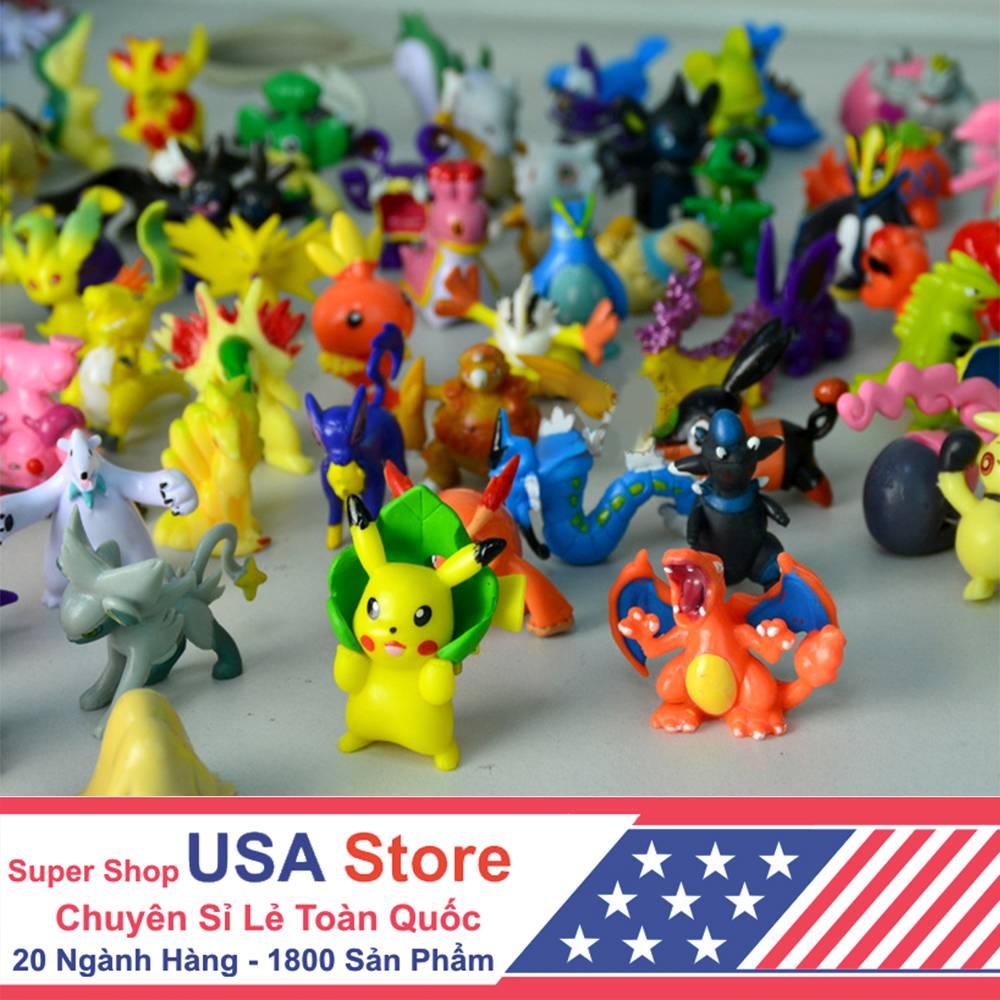 Bộ 144 Tượng Mô Hình Mini Pokemon Go BMBE1193