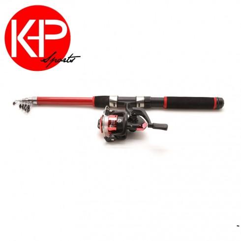 Bộ cần câu giá rẻ KHP 2m1 kèm máy+100m dây+bộ phao lưỡi