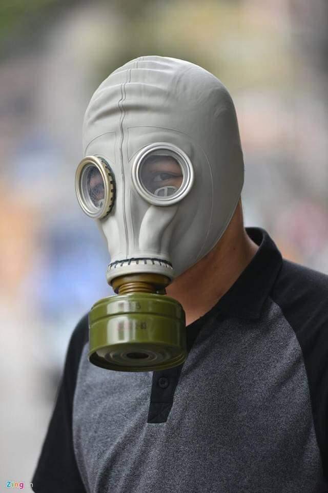 Mặt nạ phòng khói Liên Xô sử dụng trong hỏa hoạn, phun thuốc trừ sâu, môi trường độc hại