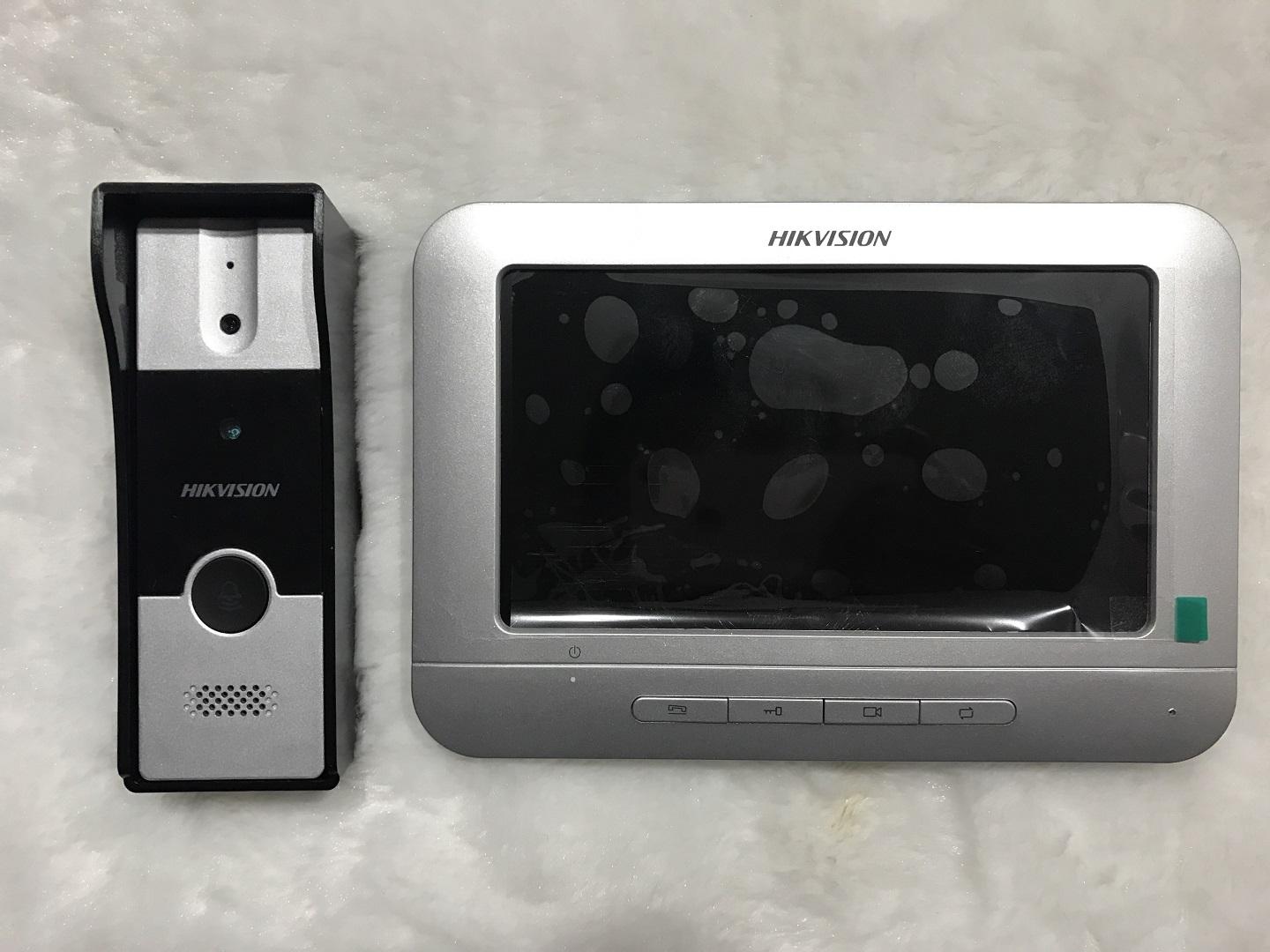 Bộ chuông cửa màn hình màu analog hikvision ds-kis202