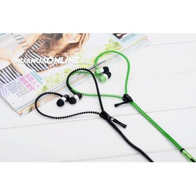 Tai nghe nhạc dây kéo zipper Nghe cực hay