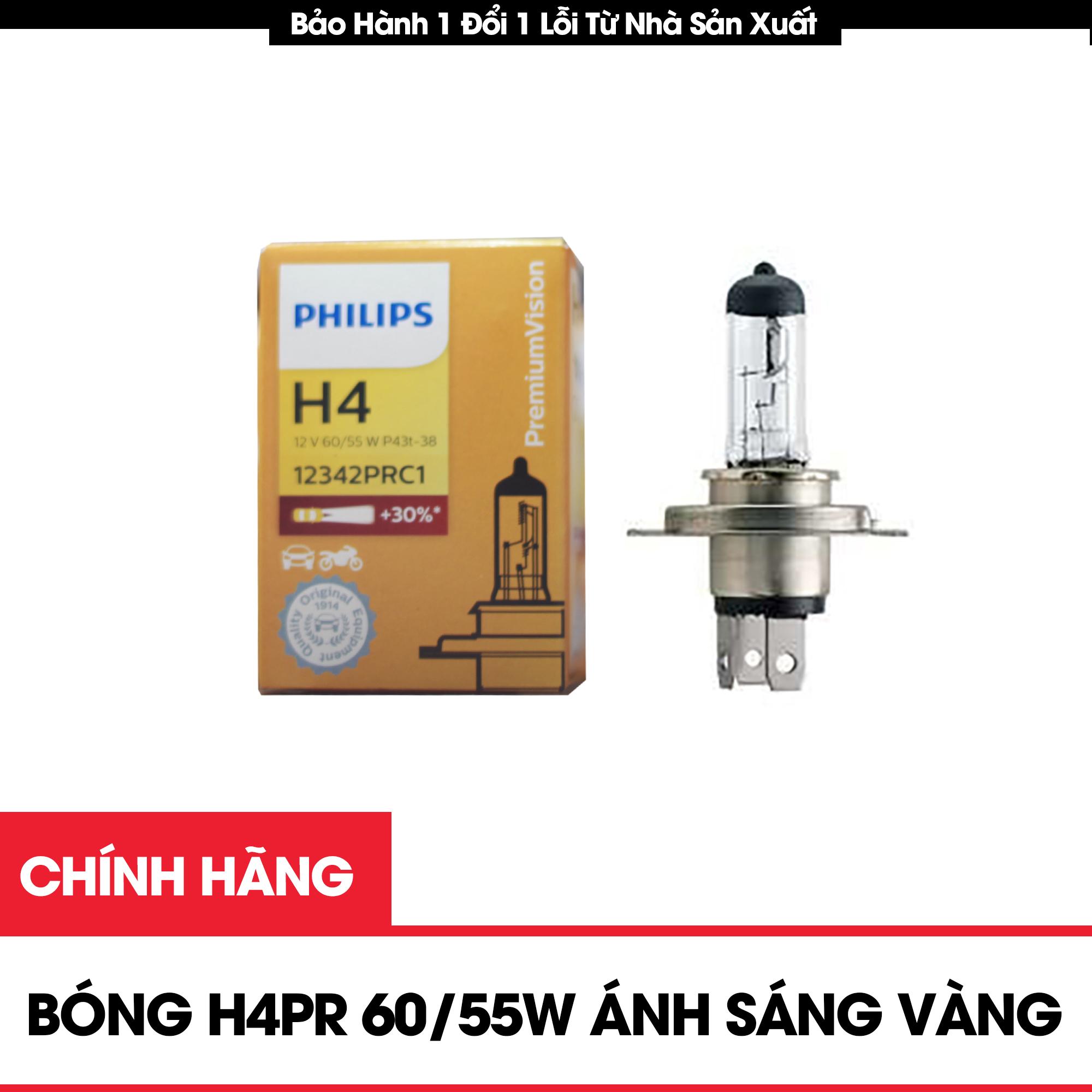 Bóng Đèn Halogen Xe Máy Siêu Sáng H4PR  Ánh Sáng Vàng Giao Hàng Siêu Tốc