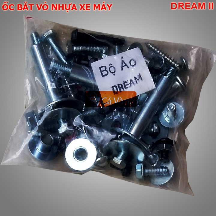 [HCM]BỘ ỐC GẮN VỎ NHỰA XE DREAM II - ỐCLOẠI ZIN