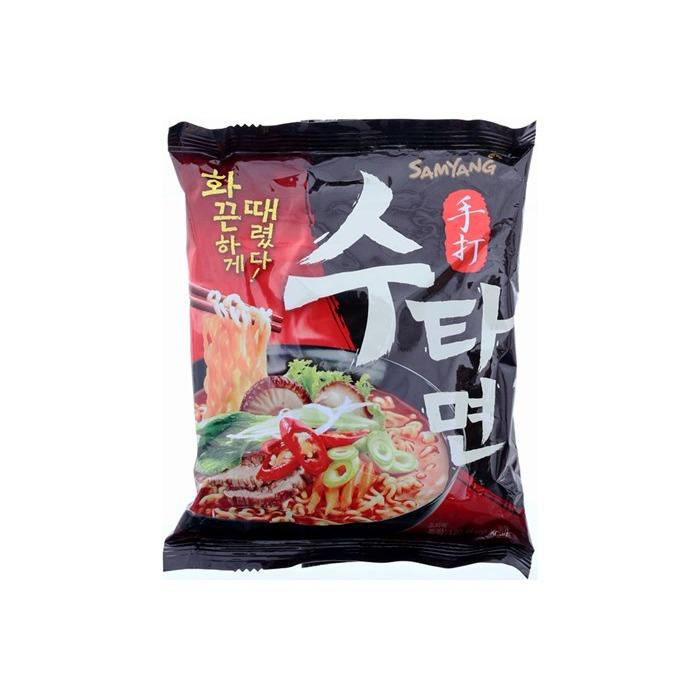 Thùng 40 gói Mì Sutah bò cay SamYang - Mì Hàn Quốc chính hãng
