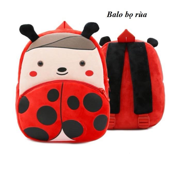 Balo trẻ em hình bọ rùa đáng yêu dành cho bé từ 1 đến 6 tuổi Ngoc Diep Shop - 1045 Đỏ