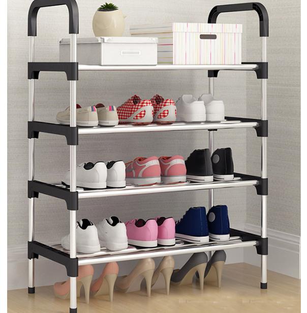 Kệ giày dép 5 tầng khung inox,giá để giày inox 5 tầng,giầy dép,kệ để đồ,kệ sách,ke giay dep,đồ nội thất