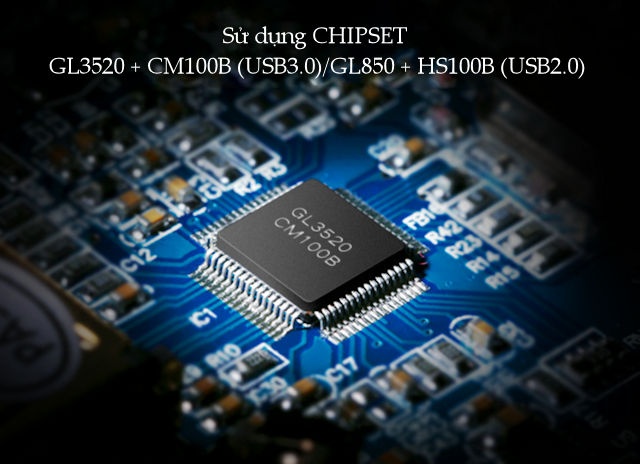 Hub USB 3 cổng 3.0 kèm 2 đầu mic và tai nghe cho âm thanh ngoài UGREEN CR134 Hub USB 3 cổng 3.0 kèm 2 đầu mic và tai nghe cho âm thanh ngoài UGREEN CR134