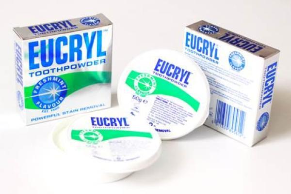 [HCM]Bột làm trắng răng EUCRYL Tooth Powder 50g chính hãng