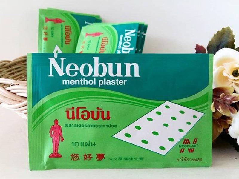 COMBO 20 MIẾNG DÁN GIẢM ĐAU NEOBUN MENTHOL PLASTER