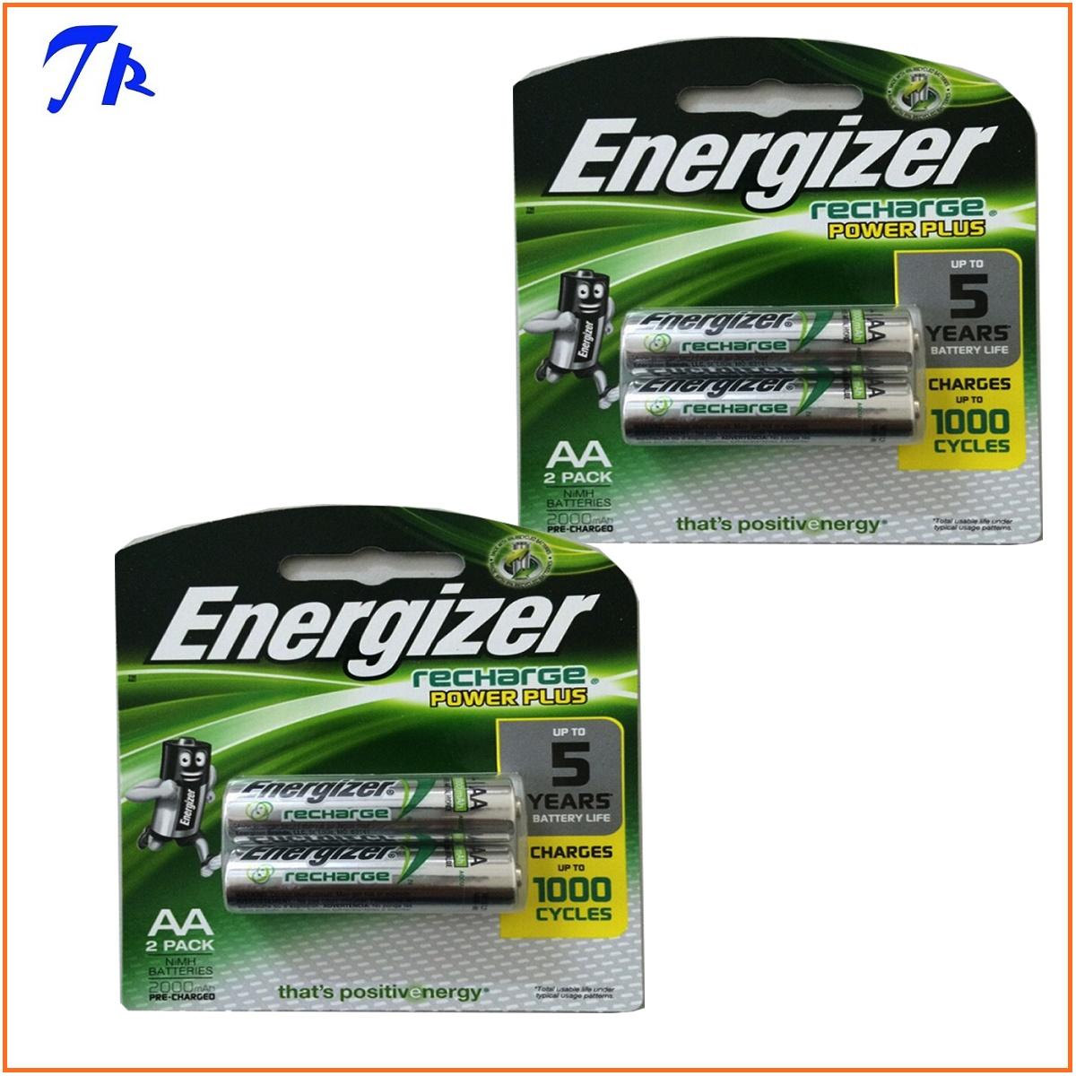 [HCM]2 vỉ Pin Sạc AA Energizer 2000mah ( vỉ 2 viên )