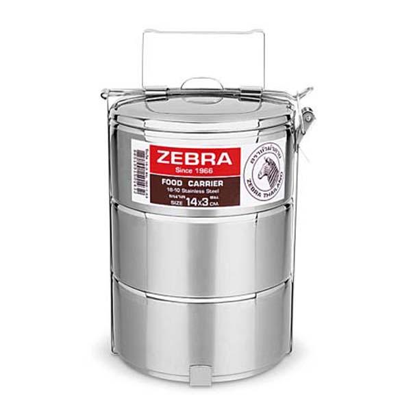 Camen inox zebra thái lan 14cm x 3 ngăn – 150143. nhập khẩu thái lan, inox 304 cao cấp siêu bền, tuyệt đối an toàn cho sức khỏe