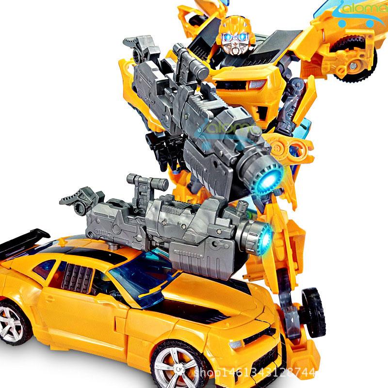 Robot biến hình ôtô Transformer cao 20cm mẫu Bumble Bee Giúp trẻ tăng trí