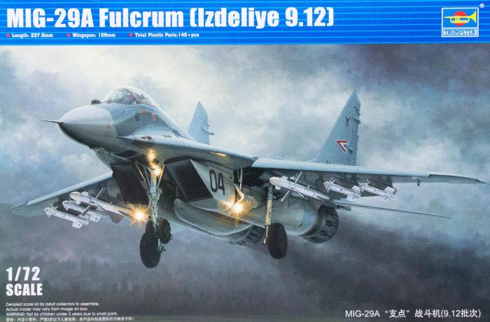 Bộ mô hình lắp ghép máy bay MIG-29A Fulcrum tỉ lệ 1:72