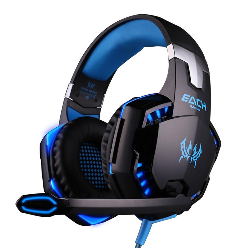Tại nghe game thủ led each g2000 có mic - tai nghe chơi pubg, liên minh đỉnh cao