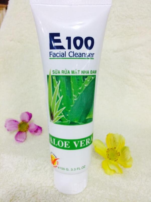Sữa rửa mặt dưỡng ẩm nha đam E100 tuýp 100gram
