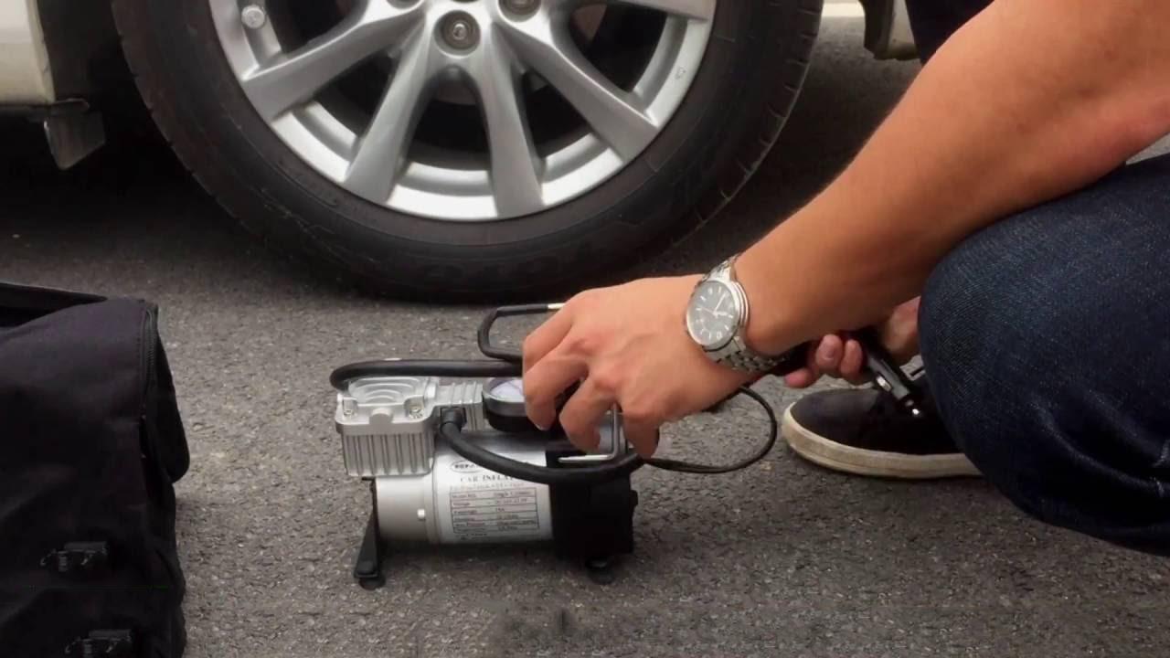 Maý bơm hơi nén khí giá rẻ Bơm Xe máy  Bơm Mini 12V