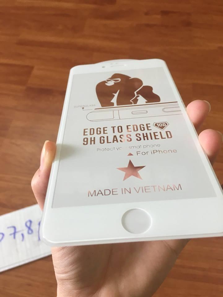 Kính cường lực full màn 10D kingkong cho iphone 6 pluus _Made in Vietnam
